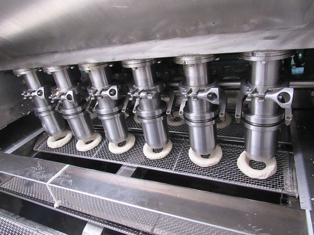 Industriel type gær-hævet ekstruder donut maskine Foto (3)