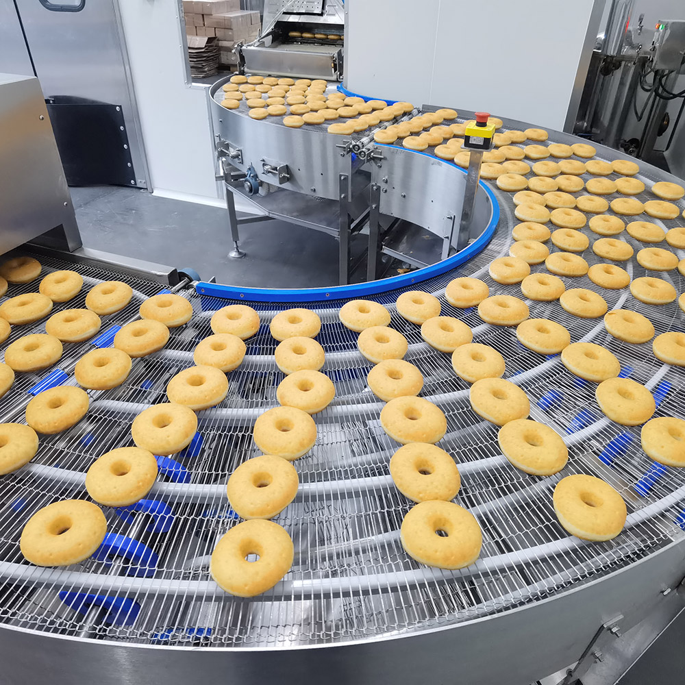 Industriel type gær-hævet rulleskære donut maskine Foto (3)