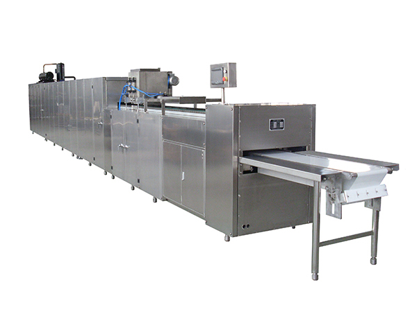 Chocolate depositing machine