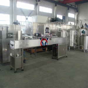 Industrial semi and full automatic chocolate bar depositing machine