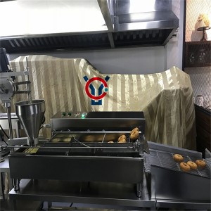 Commercial and industrial automatic donut making machine doughnut production line